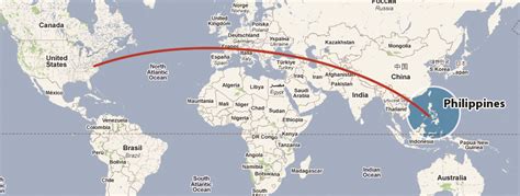 canada to philippines distance